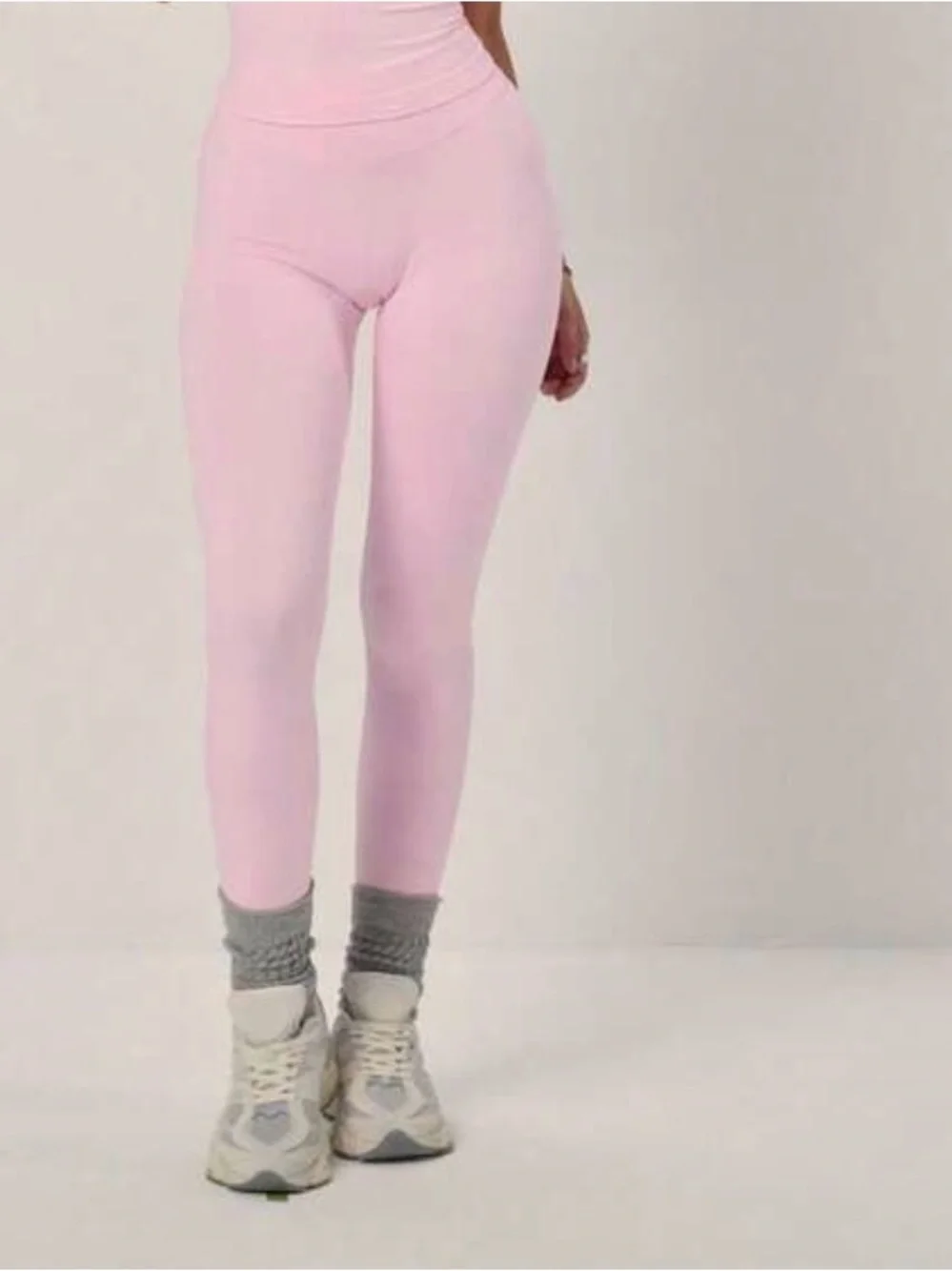 Light Pink High-Rise Butt Lift Leggings